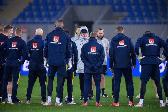 Head coach Janne Andersson of the Swedish national football