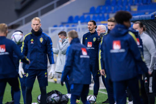 Zlatan Ibrahimovic of the Swedish national football team