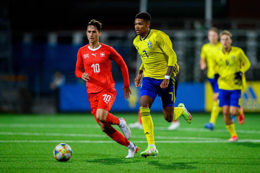 Schweiz Noah Rupp och Sveriges Emil Roback