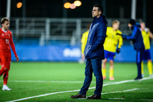 Schweiz förbundskapten Bruno Berner