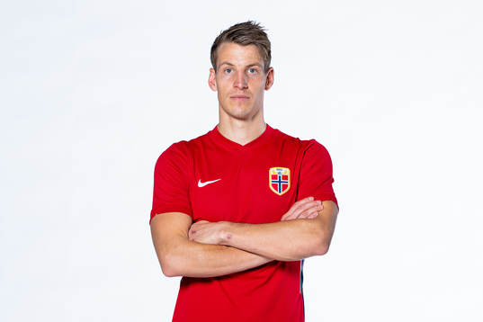 Thomas Lehne Olsen of the Norwegian national football team
