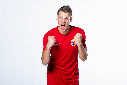 Thomas Lehne Olsen of the Norwegian national football team