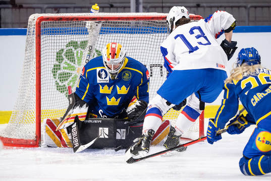 goalkeeper Sara Grahn of Sweden