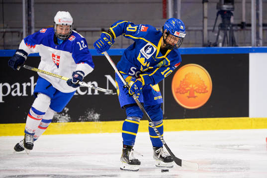 Lucia Haluskova of Slovakia and Mina Waxin of Sweden