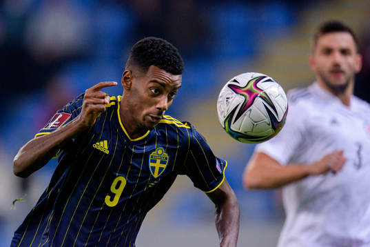 Alexander Isak of Sweden