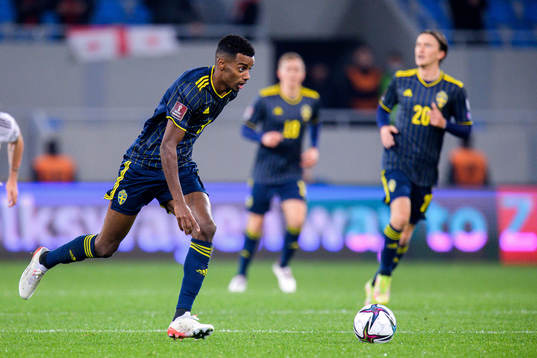 Alexander Isak of Sweden