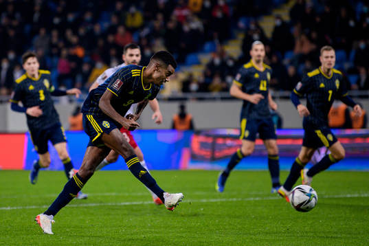 Alexander Isak of Sweden