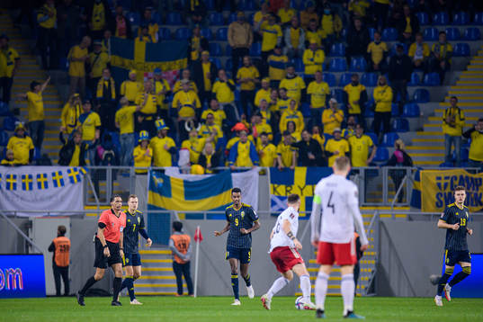 Viktor Claesson , Alexander Isak and Mattias Svanberg of