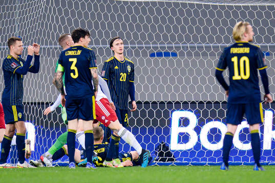 Viktor Claesson , goalkeeper Robin Olsen , Victor Nilsson