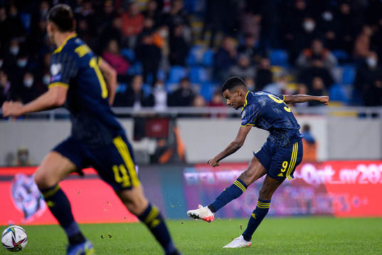 Alexander Isak of Sweden