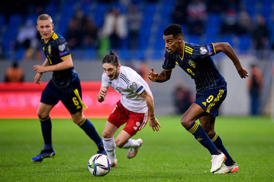Alexander Isak of Sweden
