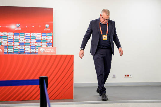 Head coach Janne Andersson of Sweden