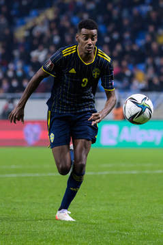 Alexander Isak of Sweden