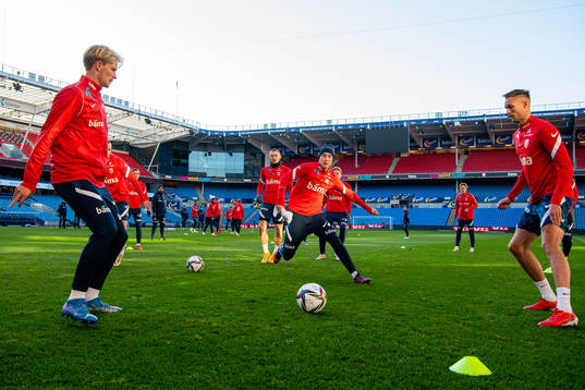 Morten Thorsby, Kristian Thorstvedt and Stian Gregersen of