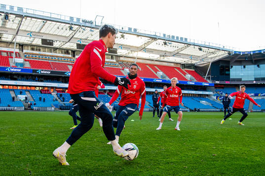 Mathias Normann and Ruben Gabrielsen of the Norwegian