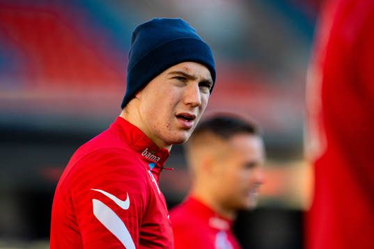 Kristian Thorstvedt of the Norwegian national football team