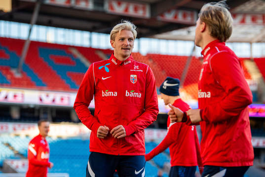 Morten Thorsby of the Norwegian national football team