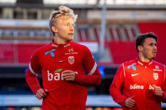 Birger Meling of the Norwegian national football team