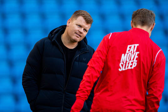 John Arne Riise and Martin Ødegaard of the Norwegian