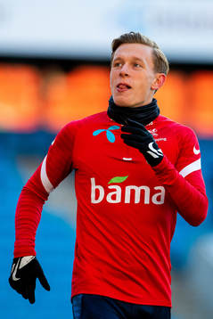 Marcus Holmgren Pedersen of the Norwegian national football