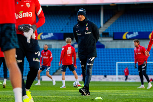 Ståle Solbakken, head coach of the Norwegian national