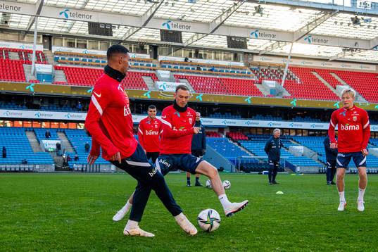 Ruben Gabrielsen and Fredrik Aursnes of the Norwegian