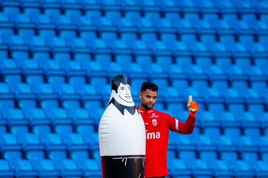 Goalkeeper Sten Grytebust of the Norwegian national