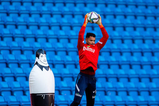 Goalkeeper Sten Grytebust of the Norwegian national