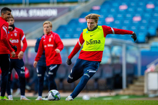 Jens Petter Hauge of the Norwegian national football team
