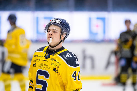 Södertäljes Hampus Sjölund deppar