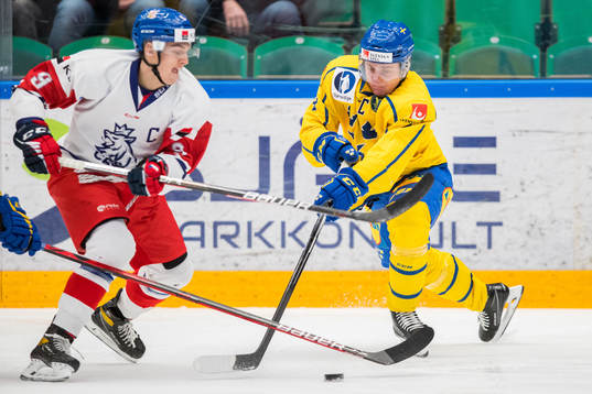 Jakub Konecny of Czech Republic and Emil Andrae of Sweden