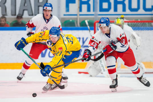 Linus Sjödin of Sweden and Lukas Pajer of Czech Republic
