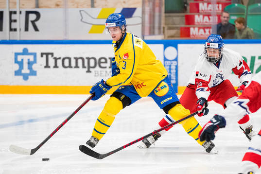 Leo Lööf of Sweden and Jiri Kulich of Czech Republic