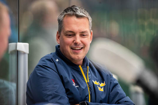 Tomas Montén, head coach, of Sweden