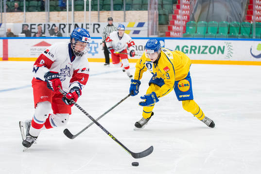 Tomas Hamara of Czech Republic and Daniel Ljungman of Sweden