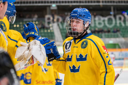 Jonathan Lekkerimäki of Sweden celebrates