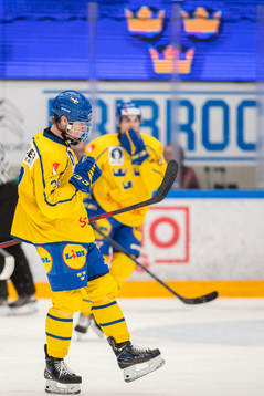 Jonathan Lekkerimäki of Sweden celebrates