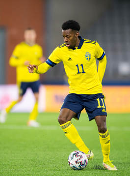 Anthony Elanga of Sweden