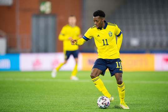 Anthony Elanga of Sweden