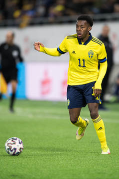 Anthony Elanga of Sweden