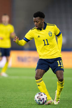 Anthony Elanga of Sweden