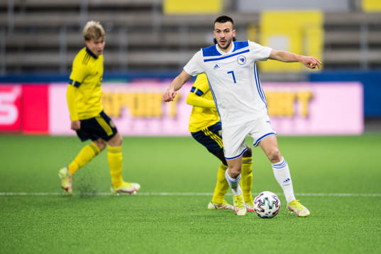 Milan Savic of Bosnia-Herzegovina