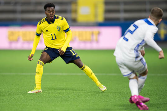 Anthony Elanga of Sweden