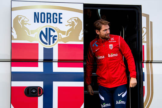 Stefan Strandberg of the Norwegian national football team