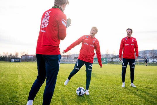 Birger Meling and Ola Solbakken of the Norwegian national