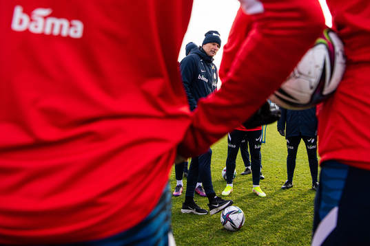 Ståle Solbakken, head coach of the Norwegian national