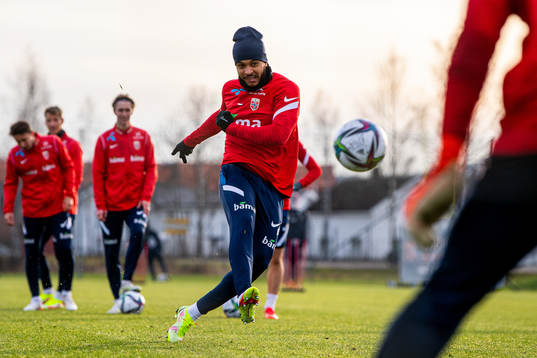 Joshua King of the Norwegian national football team