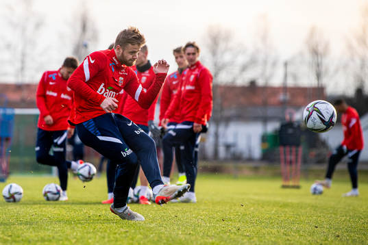 Fredrik Midtsjø of the Norwegian national football team