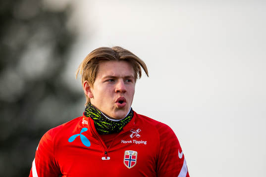 Jens Petter Hauge of the Norwegian national football team