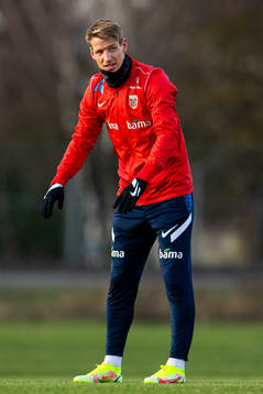 Thomas Lehne Olsen of the Norwegian national football team
